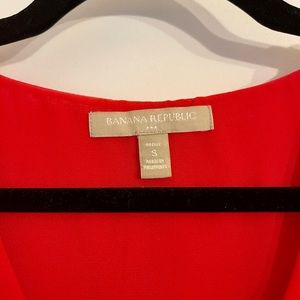 Banana Republic red blouse - size SP